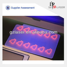 Personalizado holograma PVC plástico cartão de identificação titular overlay